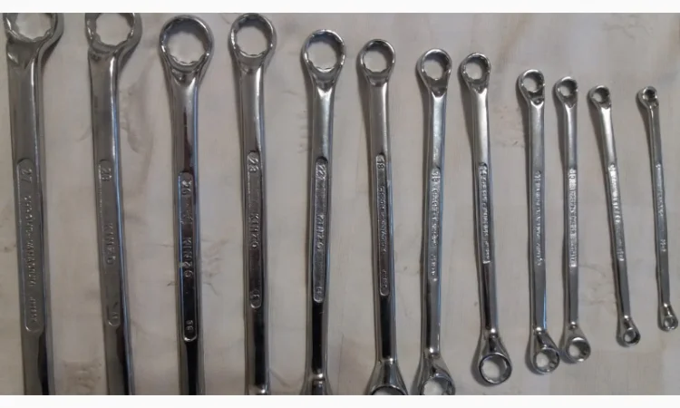 Набор ключей накидных изогнутых 12 шт 6-32 KINZO Голандия профи - фото № 4