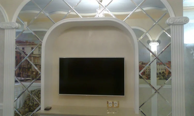 Зеркальное панно с фацетными гранями для вашего интерьера - фото № 2