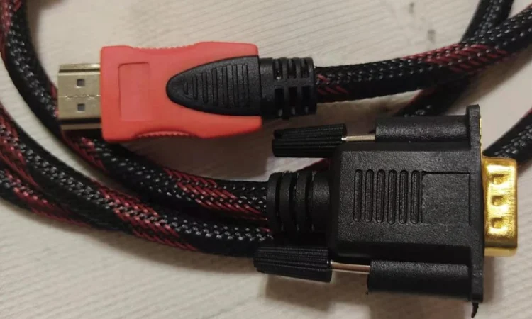 Высокоскоростной позолоченный усиленный кабель GBX HDMI-VGA - фото № 4