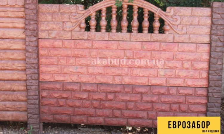 Бетонные столбы для забора. Еврозабор Кривой Рог - фото № 1