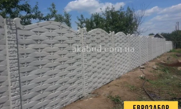 Бетонные столбы для забора. Еврозабор Кривой Рог - фото № 8