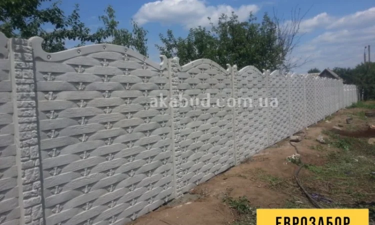 Бетонные столбы для забора. Еврозабор Кривой Рог - фото № 5