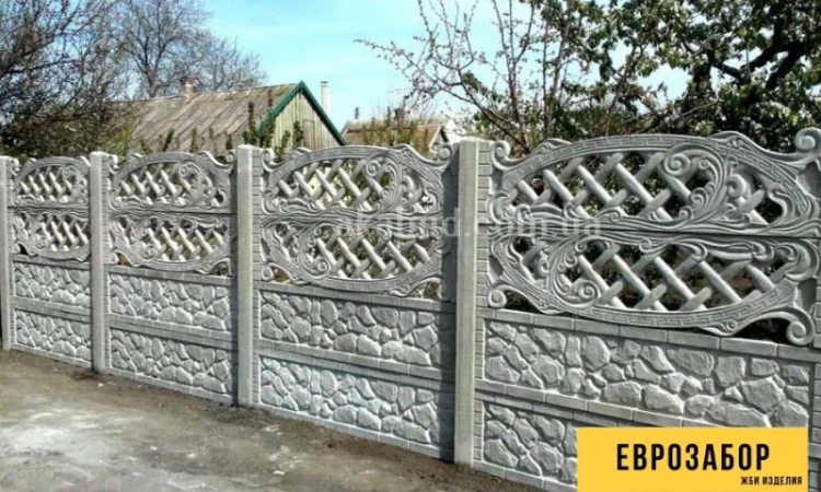Бетонные столбы для забора. Еврозабор Кривой Рог - фото № 17