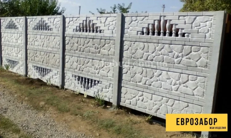 Бетонные столбы и еврозаборы в Днепре - фото № 15