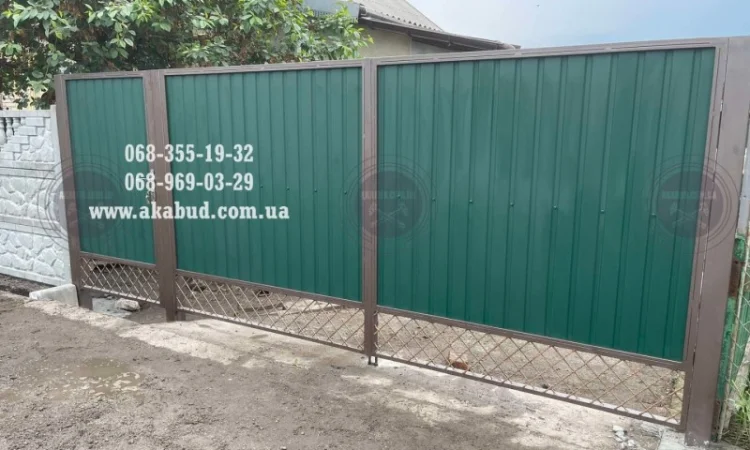 Розпашні ворота на замовлення - фото № 1