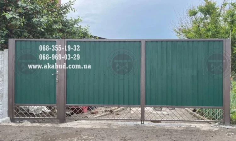Розпашні ворота на замовлення - фото № 2