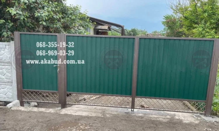 Розпашні ворота на замовлення - фото № 3