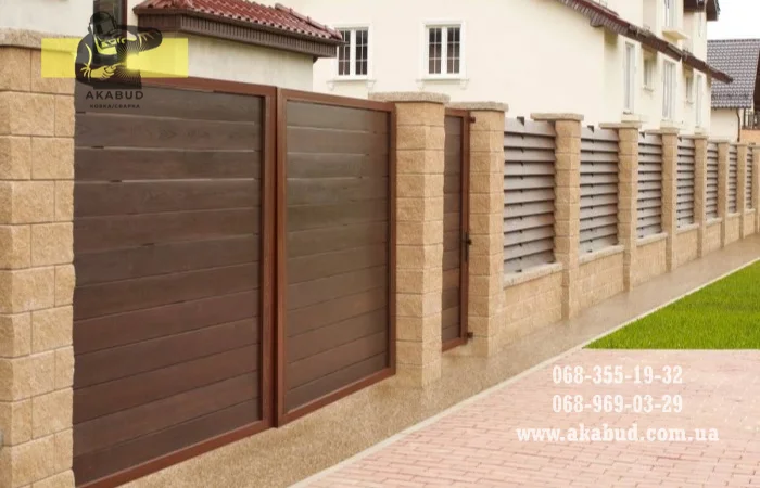 Простые ворота: распашные от компании АКАБУД - фото № 2