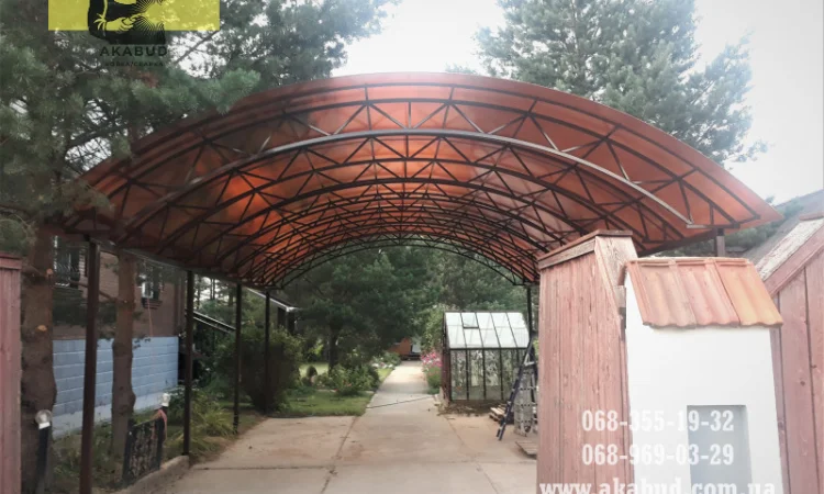 Простые ворота: распашные от компании АКАБУД - фото № 13