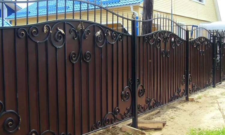 Заборы из профнастила и профлиста в Днепре - фото № 5