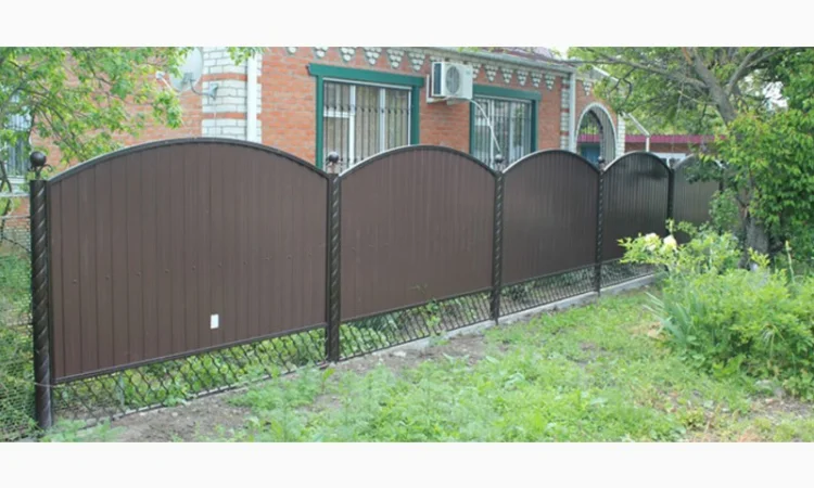 Заборы из профнастила и профлиста в Днепре - фото № 7