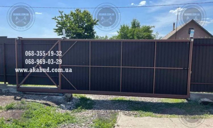 Распашные ворота, откатные ворота, навес, беседка, забор, перила - фото № 2