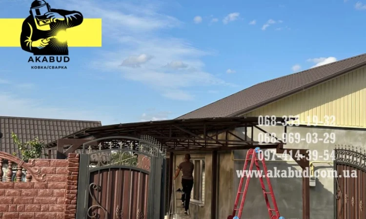 Распашные ворота, откатные ворота, автонавес, заборы, ангары - фото № 15