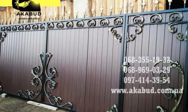 Распашные ворота, откатные ворота, автонавес, заборы, ангары - фото № 6