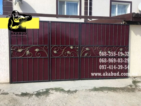 Ворота распашные на заказ - фото № 2