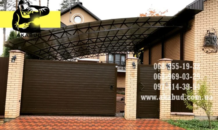 Ворота распашные на заказ - фото № 5