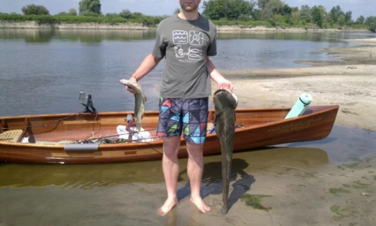 Деревянное каноэ Kipawa ручной работы - фото № 6