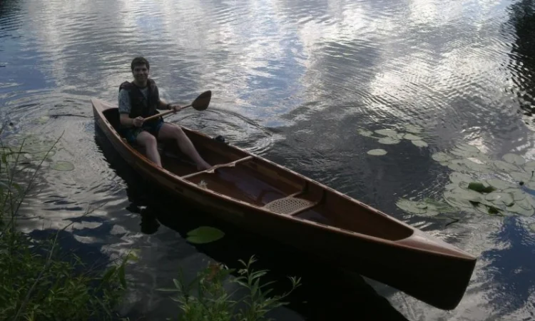 Деревянное каноэ Kipawa ручной работы - фото № 5