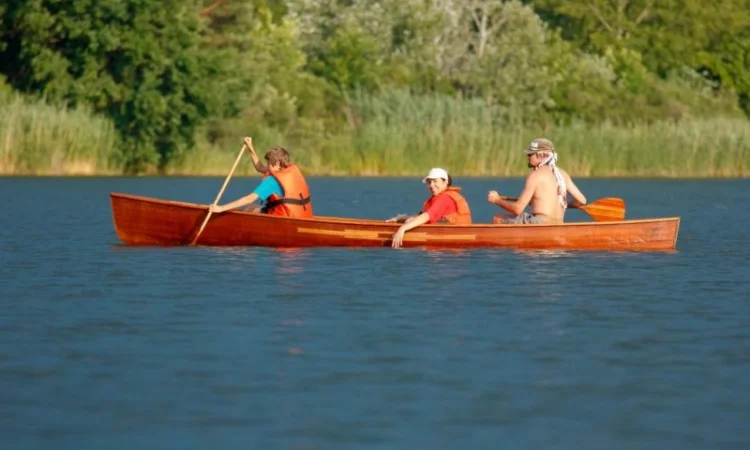 Деревянное каноэ Kipawa ручной работы - фото № 18