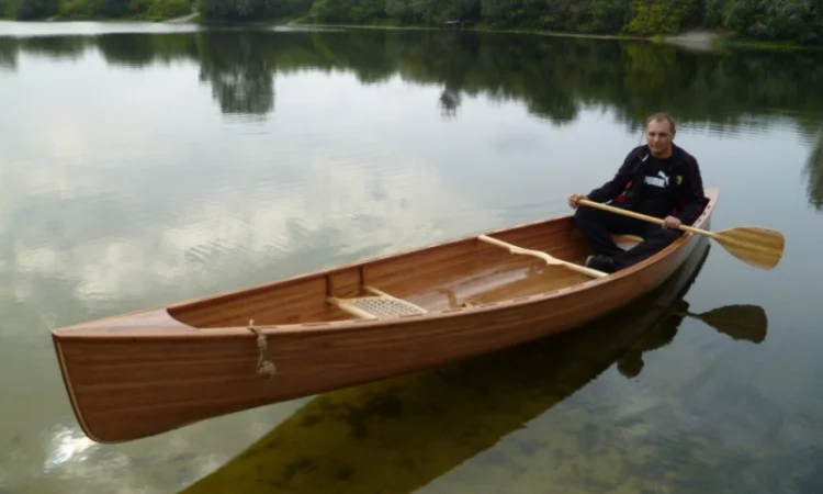 Деревянное каноэ Kipawa ручной работы - фото № 17