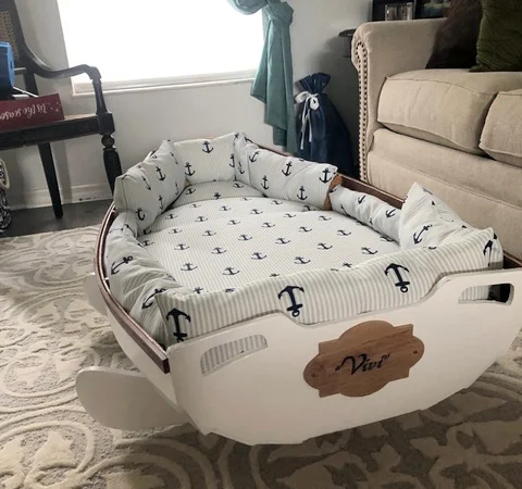 Детская кроватка из экологически чистых материалов - фото № 5