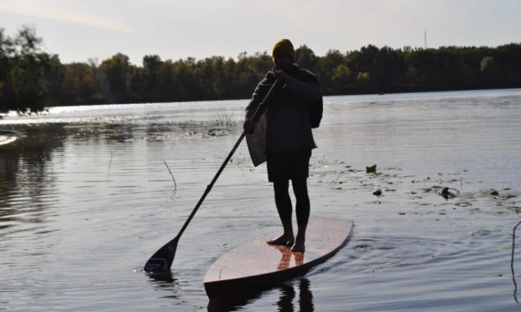 Wooden SUP. САП, доска для водных прогулок - фото № 6