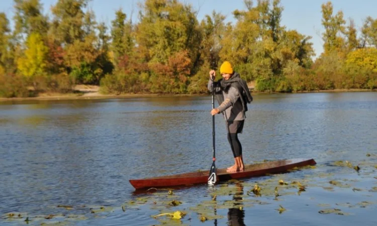 Wooden SUP. САП, доска для водных прогулок - фото № 8