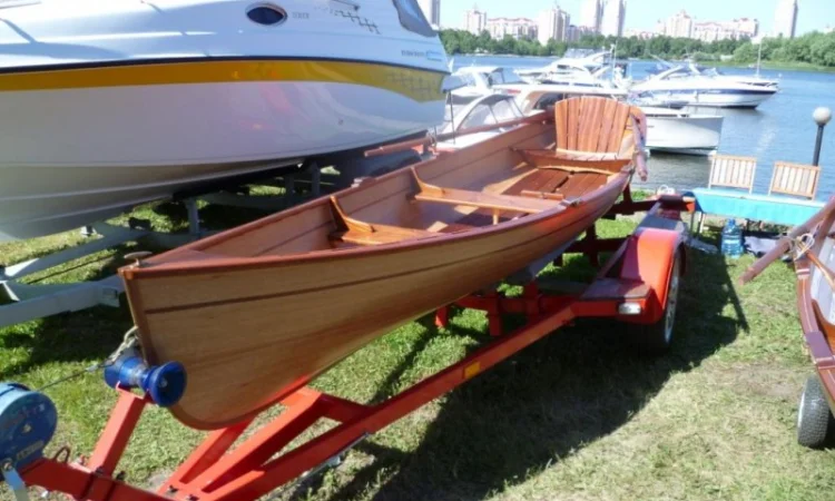 Деревянный лакшери човен Whitehall - фото № 5