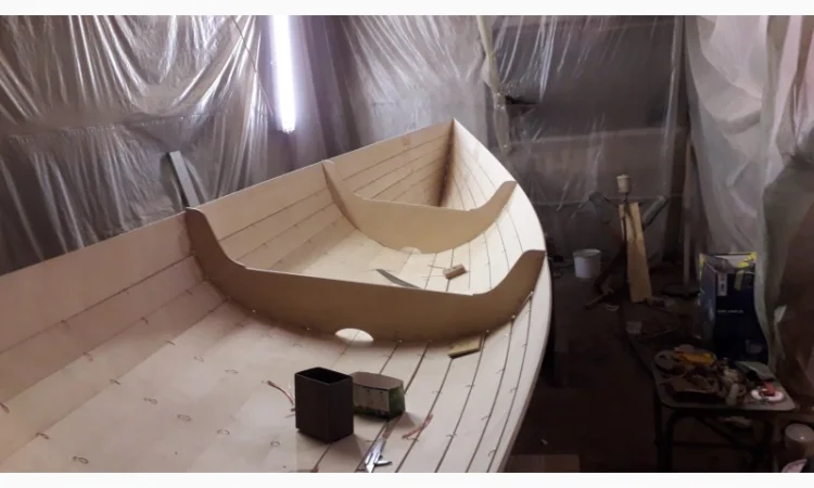 Набір для самостійної побудови дерев'яного гребного човна КІТ - фото № 9