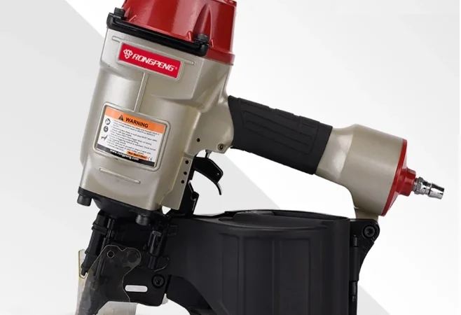 Гвоздезабивной пневмопистолет Rongpeng MCN80 для гвоздей 50-83 мм - фото № 1