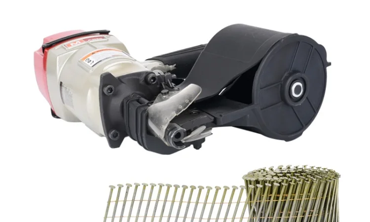 Гвоздезабивной пневмопистолет Rongpeng MCN80 для гвоздей 50-83 мм - фото № 2