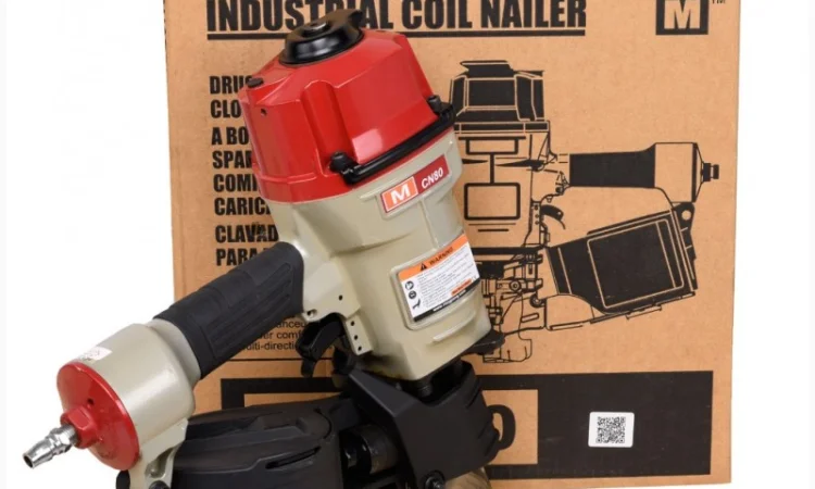 Гвоздезабивной пневмопистолет Rongpeng MCN80 для гвоздей 50-83 мм - фото № 7