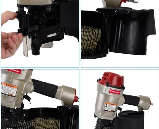 Гвоздезабивной пневмопистолет Rongpeng MCN80 для гвоздей 50-83 мм - фото № 9