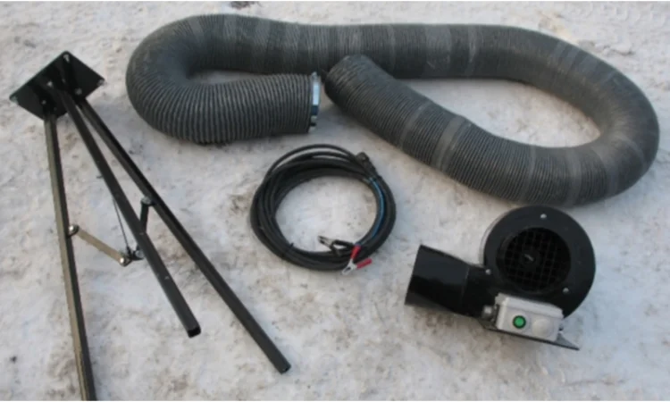 Вентилятор ВСП-500 для продувки колодцев и вентиляции - фото № 2