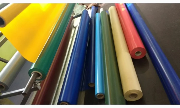 ПВХ материал тентовый для накрытия зернохранилищ, прицепов зерновозов, урожая - фото № 1