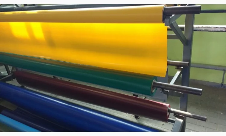 ПВХ тентовая ткань. Цвет - в ассортименте. 450-630-650D - фото № 1