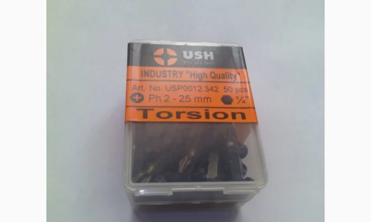 Бита отвертка вставка PH-2 25мм USH / Germany (1шт. ) - фото № 2
