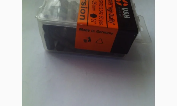 Бита отвертка вставка PH-2 25мм USH / Germany (1шт. ) - фото № 3