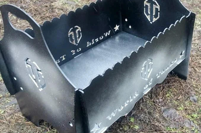 Разборный мангал World of Tanks – стильный подарок с отличным качеством - фото № 1