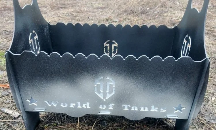 Разборный мангал World of Tanks – стильный подарок с отличным качеством - фото № 2