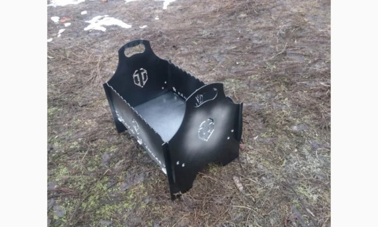 Разборный мангал World of Tanks – стильный подарок с отличным качеством - фото № 3