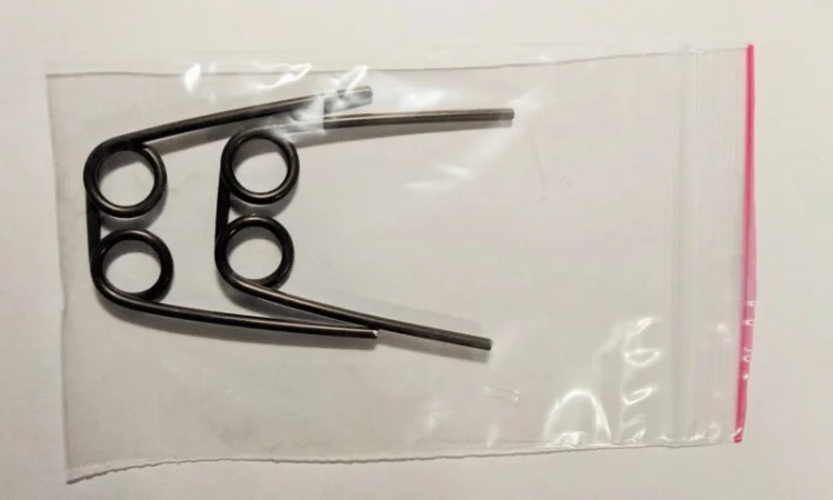 Пара пружин для детского самоката Орион на поворотный механизм - фото № 14