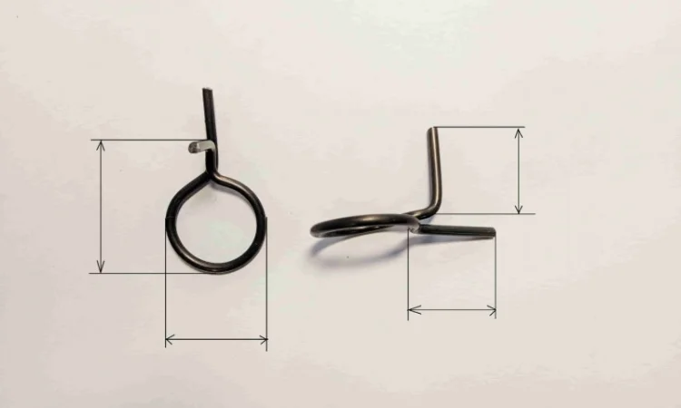 Пара пружин для детского самоката Орион на поворотный механизм - фото № 4