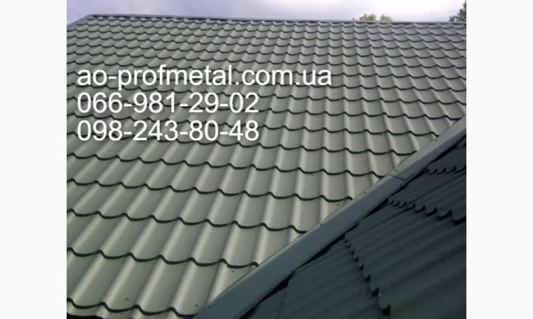 Металочерепиця RAL 6020 матова – продаж - фото № 7