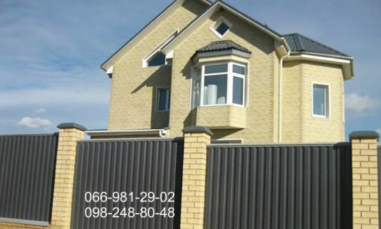 Профнастил РАЛ 7016 сірий антрацит від виробника - фото № 1