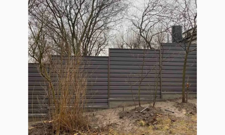 Профнастил ПС-15 темно-коричневий матовий 8019 від виробника - фото № 5