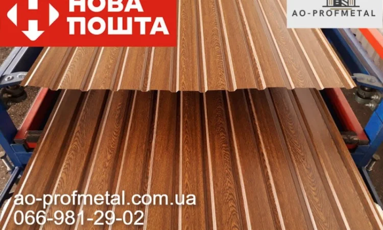 Профнастил під дерево для паркану та інші вироби - фото № 7