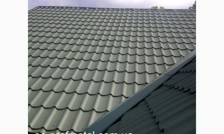 Металлочерепица оливкового цвета от производителя - фото № 2