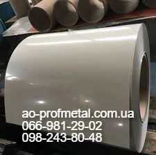 Оцинкованный лист с полимерным покрытием РАЛ 9003 – продажа - фото № 1