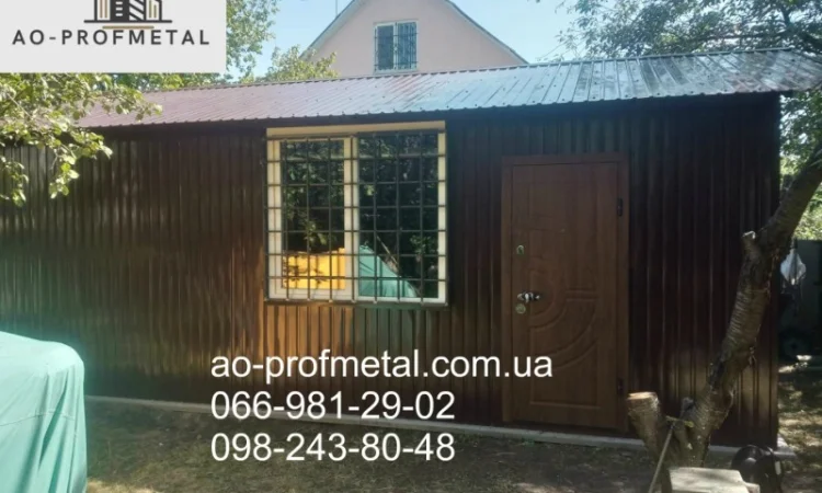 Профнастил для кафе и гаража - фото № 6